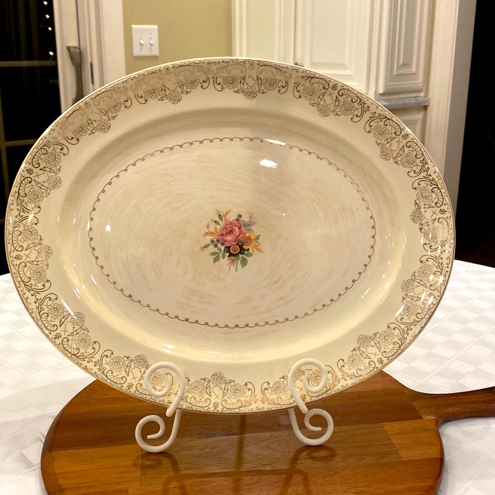 Rare Paden City Pottery meat platter.
